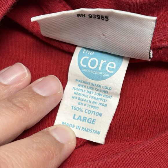 Vintage Nascar Elliot Sadler #19  Dodge Racing Red T-Shirt Double Sided Size L - Picture 4 of 7